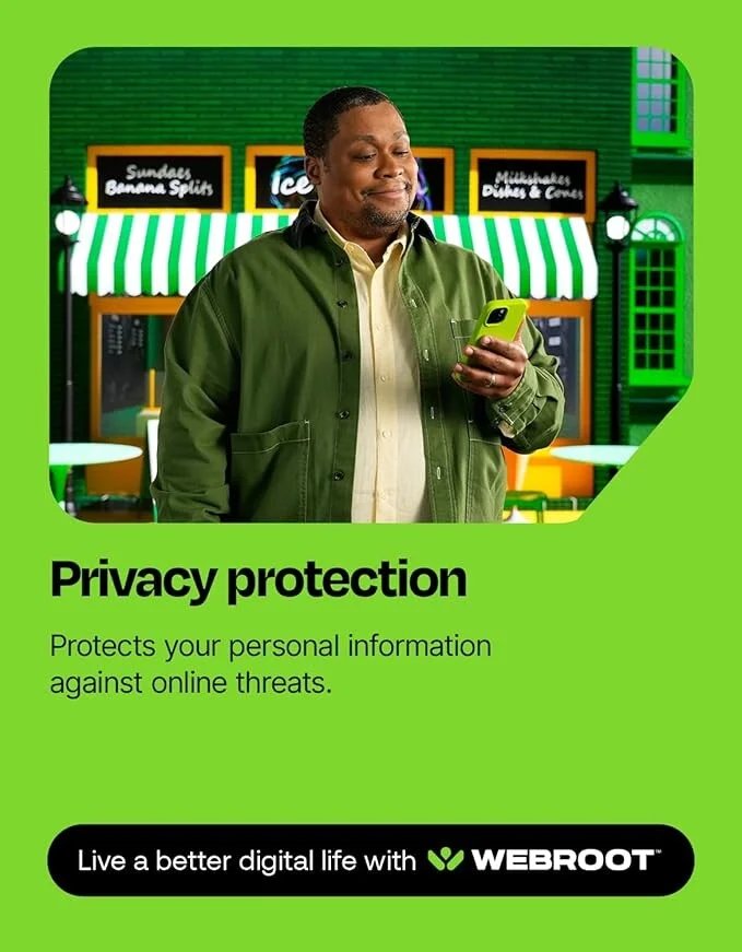 Webroot Internet Security Plus | Antivirus Software 2025 | 3 Device | 2 Year Download for PC/Mac/Chromebook/Android/IOS + Password Manager - Image 4